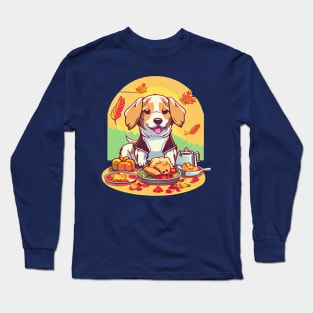 Why French Bulldogs Love Thanksgiving Long Sleeve T-Shirt